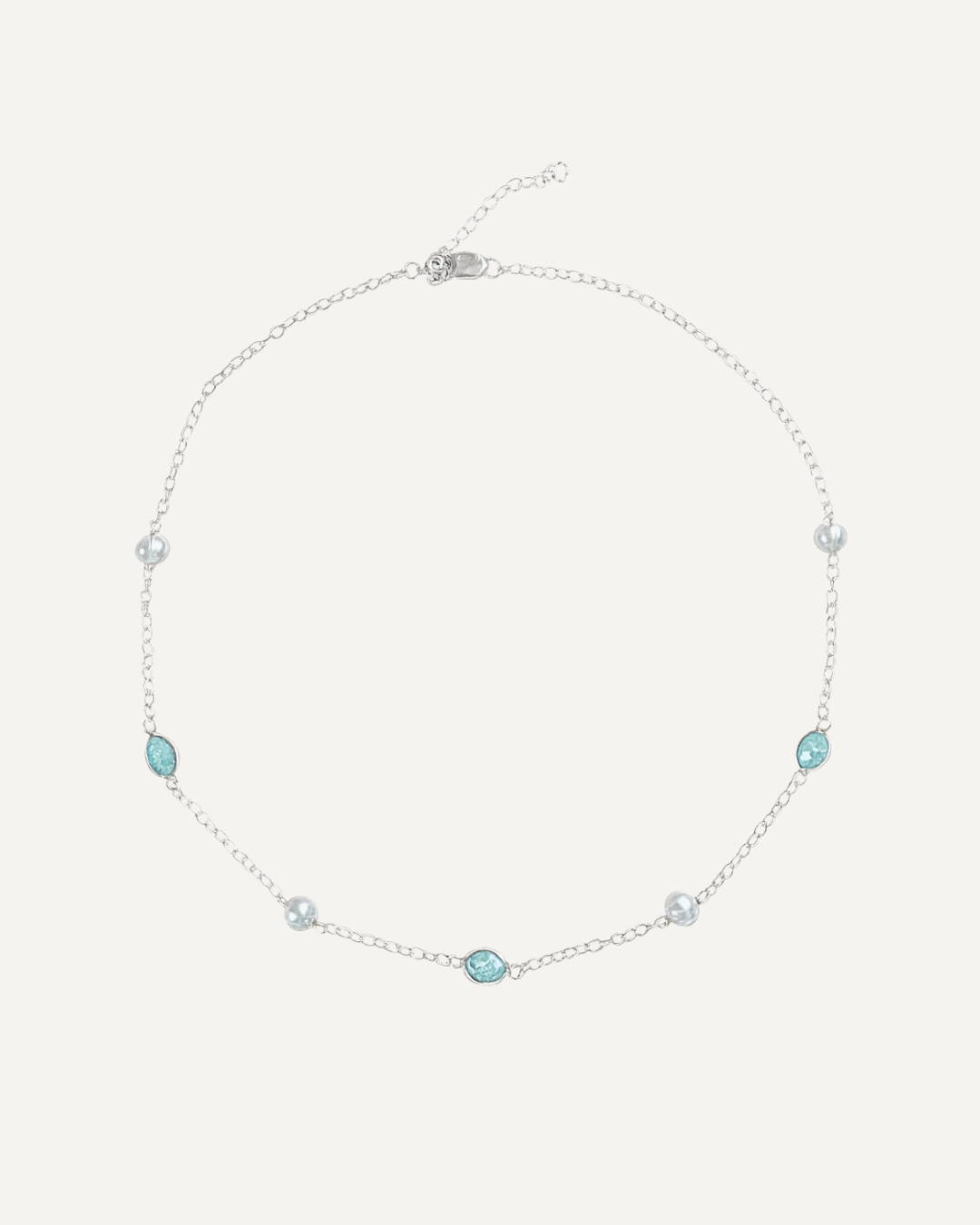 Skylight necklace in silver