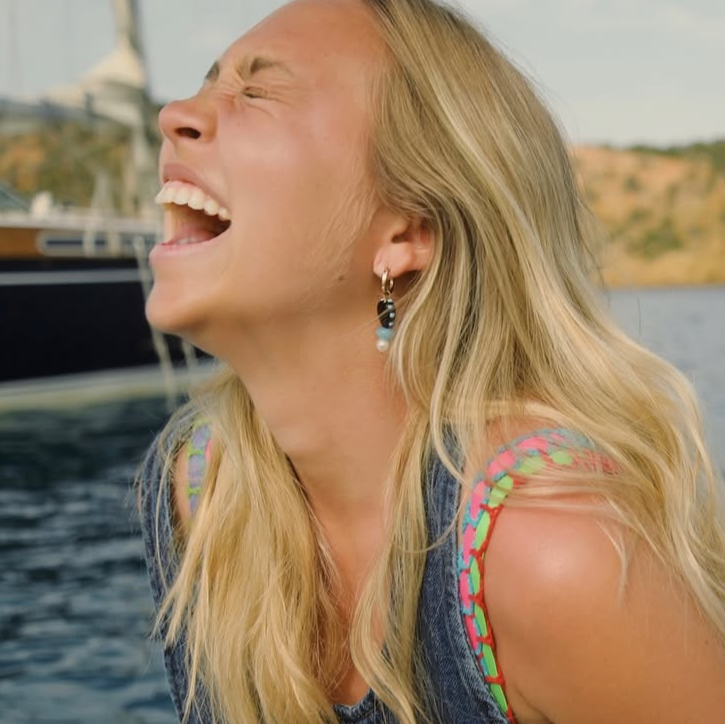 Aphrodite's Evil Eye Earrings