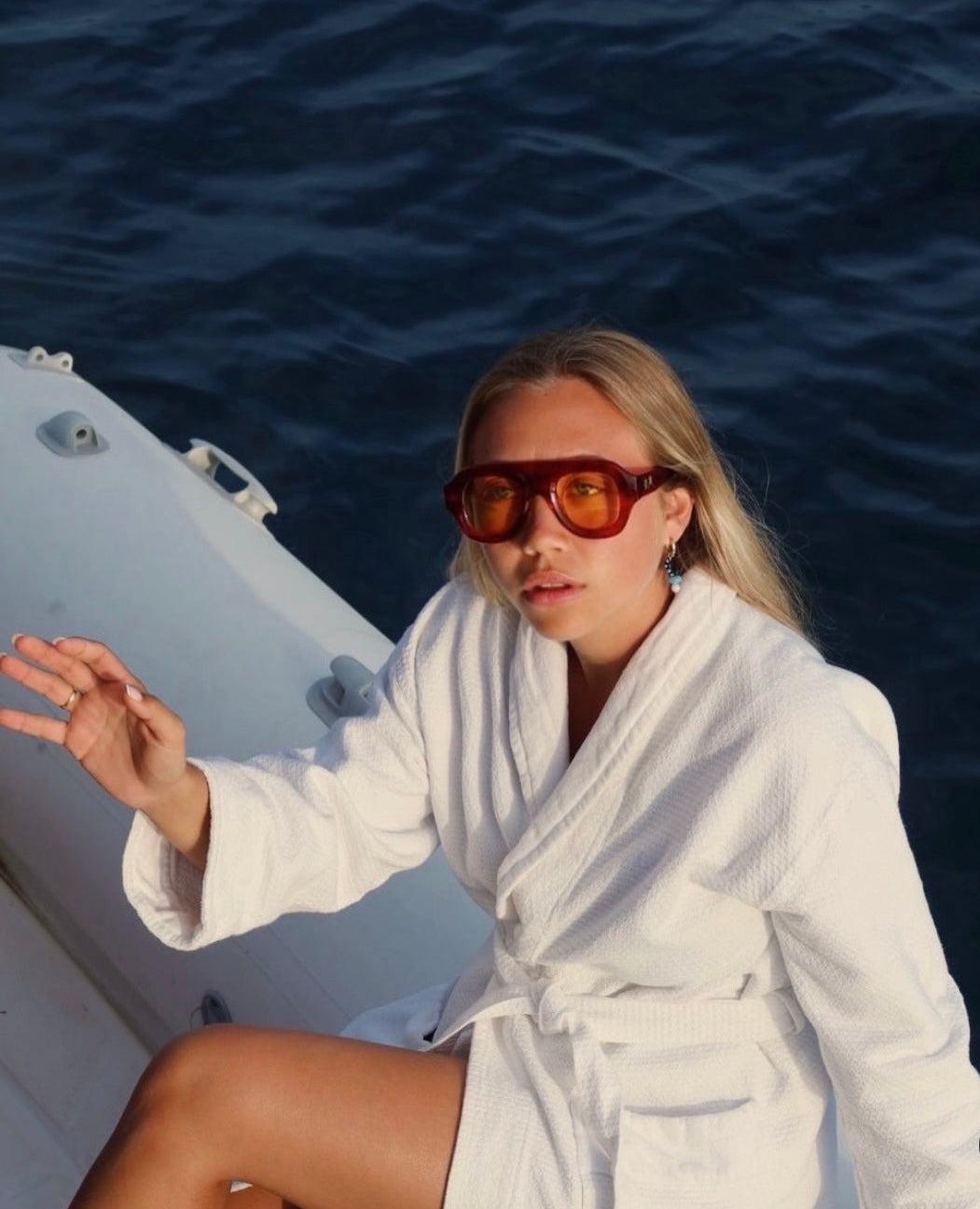 Aphrodite's Evil Eye Earrings