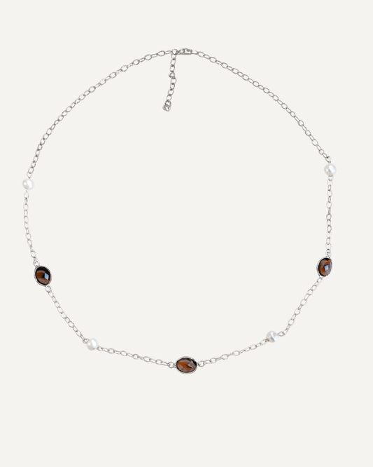 Dusklight Necklace in Silver